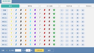 富遊娛樂城北京賽車選擇您想下注的項目以及下注金額